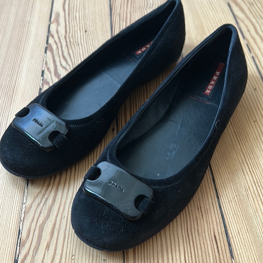 Prada Suede Flats